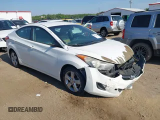 2013 Hyundai Elantra GLS z VIN 5NPDH4AE5DH349210, wystawiony jako IAAI lot #42073681 z przebiegiem 160 707 mil mil oraz . Historia ofert i sprzedaży dostępna na DreamBid. Obrazek 1.