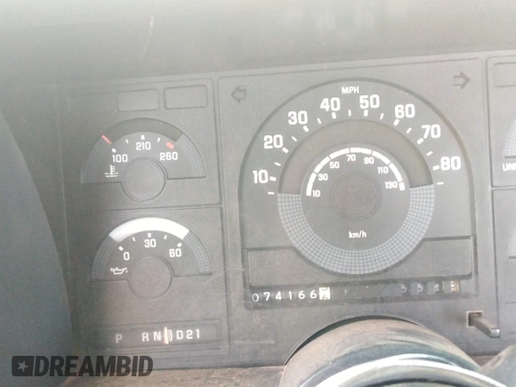 1988 Chevrolet Silverado 1500 with VIN 1GCDK14K5JZ330081, listed as a IAAI auction lot 42046482 with 74,166 mi miles and . Bid and sale history available at DreamBid. Image 7.