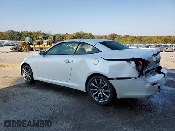 2014 Lexus IS 250 C z VIN JTHFF2C25E2531741, wystawiony jako Copart lot #77416404 z przebiegiem 67 478 mil mil oraz Szkoda całkowita • Salvage title. Historia ofert i sprzedaży dostępna na DreamBid. Obrazek 2.