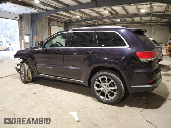 2019 Jeep Grand Cherokee Summit with VIN 1C4RJFJT7KC575200, listed as a Copart auction lot 82087644 with 122,358 mi miles and Salvage Title. Bid and sale history available at carsss.com. Image 2.