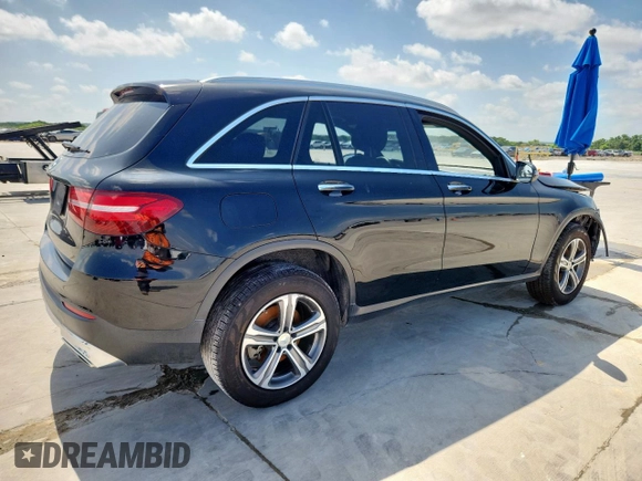2018 Mercedes-Benz GLC 300 with VIN WDC0G4JB8JV066507, listed as a Copart auction lot 62085185 with Not provided miles and Clean title. Bid and sale history available at DreamBid. Image 3.