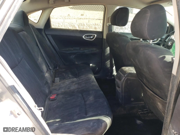 2017 Nissan Sentra SV with VIN 3N1AB7AP2HL663607, listed as a Copart auction lot 44980675 with 151,232 mi miles and Salvage Title. Bid and sale history available at carsss.com. Image 10.