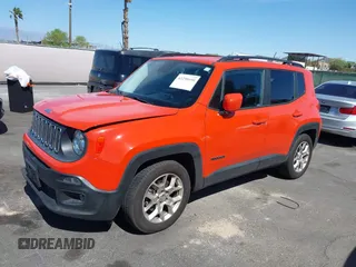 2015 Jeep Renegade Latitude with VIN ZACCJABT7FPC20455, listed as a IAAI auction lot 42250490 with 65,977 mi miles and . Bid and sale history available at DreamBid. Image 6.
