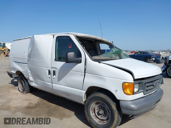 2007 Ford Econoline Cargo with VIN 1FTSE34L07DA95727, listed as a IAAI auction lot 41805499 with Not Provided miles and . Bid and sale history available at carsss.com. Image 17.
