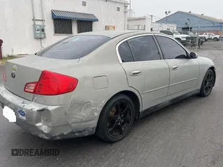 2003 Infiniti G35 w/Leather with VIN JNKCV51E73M322832, listed as a Copart auction lot 76799754 with 229,337 mi miles and Clean Title. Bid and sale history available at DreamBid. Image 4.