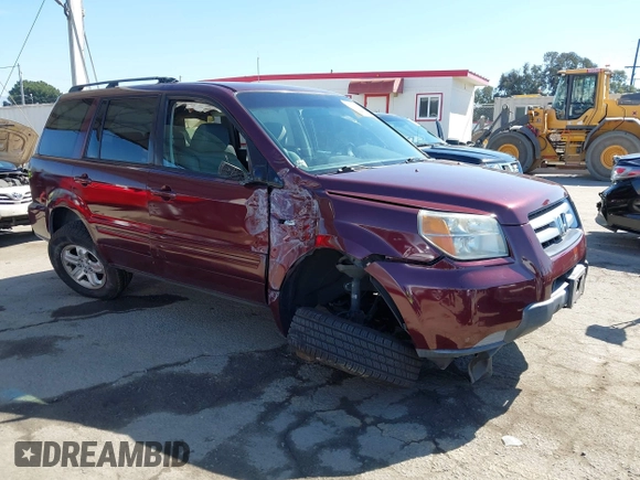 2008 Honda Pilot VP with VIN 5FNYF28238B008772, listed as a IAAI auction lot 42014263 with 110,239 mi miles and . Bid and sale history available at DreamBid. Image 1.