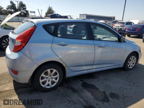 2013 Hyundai Accent GS with VIN KMHCT5AE4DU114430, listed as a Copart auction lot 48618865 with 112,401 mi miles and Clean Title. Bid and sale history available at carsss.com. Image 3.