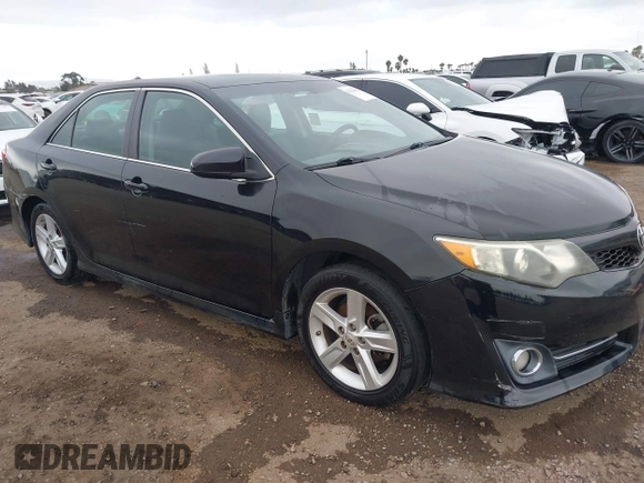 2012 Toyota Camry L with VIN 4T1BF1FK2CU180449, listed as a IAAI auction lot 42214828 with 252,661 mi miles. Bid and sale history available at carsss.com. Image 1.