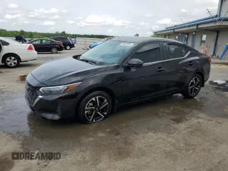 2024 Nissan Sentra SV z VIN 3N1AB8CV4RY318598, wystawiony jako Copart lot #55070985 z przebiegiem 5 742 mil mil oraz Szkoda całkowita • Salvage title. Historia ofert i sprzedaży dostępna na DreamBid. Obrazek 1.