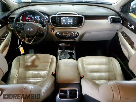 2017 Kia Sorento EX with VIN 5XYPHDA10HG276724, listed as a Copart auction lot 85522284 with 92,060 mi miles and Salvage Title. Bid and sale history available at carsss.com. Image 8.
