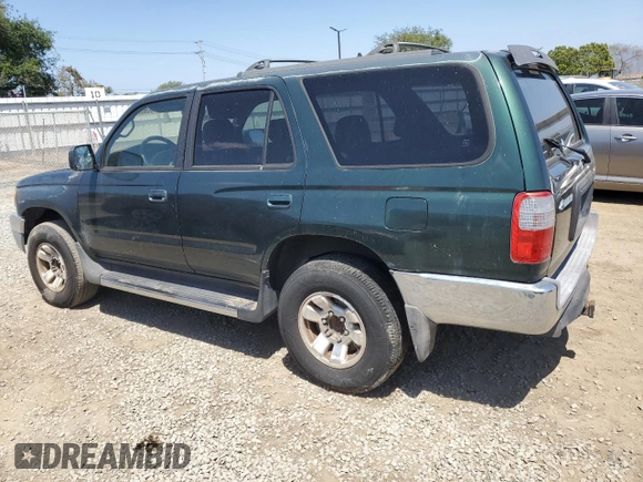 1999 Toyota 4Runner SR5 with VIN JT3GN86R4X0127594, listed as a Copart auction lot 54093605 with 307,573 mi miles and Clean Title. Bid and sale history available at carsss.com. Image 2.