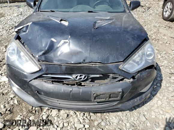 2014 Hyundai Genesis Coupe Premium with VIN KMHHT6KD6EU113945, listed as a Copart auction lot 47502565 with 133,670 mi miles and Salvage title. Bid and sale history available at DreamBid. Image 12.