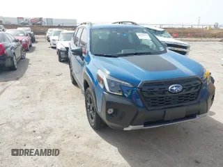 2023 Subaru Forester Wilderness with VIN JF2SKAMC2PH438173, listed as a IAAI auction lot 41751177 with 12,469 mi miles. Bid and sale history available at carsss.com. Image 1.