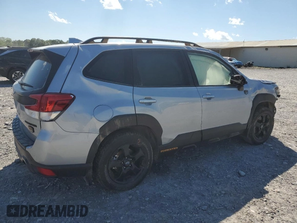 2023 Subaru Forester Wilderness with VIN JF2SKAMC7PH539483, listed as a Copart auction lot 57389665 with 41,940 mi miles and Salvage title. Bid and sale history available at DreamBid. Image 3.