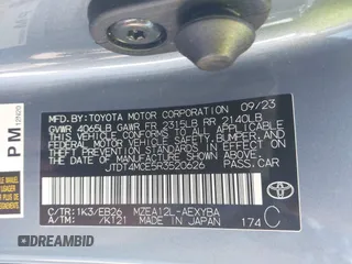 2024 Toyota Corolla XSE with VIN JTDT4MCE5R3520626, listed as a IAAI auction lot 41490619 with 17,567 mi miles. Bid and sale history available at carsss.com. Image 9.
