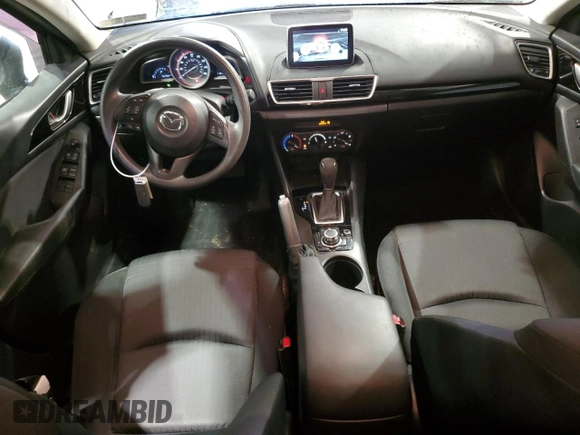 2015 Mazda 3 i Sport with VIN 3MZBM1U72FM232385, listed as a Copart auction lot 48730855 with 56,908 mi miles and Salvage Title. Bid and sale history available at carsss.com. Image 8.
