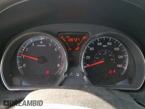 2014 Nissan Note SV with VIN 3N1CE2CP7EL406986, listed as a Copart auction lot 52984175 with 128,727 mi miles and Salvage Title. Bid and sale history available at DreamBid. Image 9.