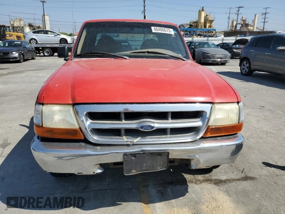 1999 Ford Ranger XL with VIN 1FTYR14C0XPA44326, listed as a Copart auction lot 60480675 with 261,608 mi miles and Clean title. Bid and sale history available at DreamBid. Image 5.