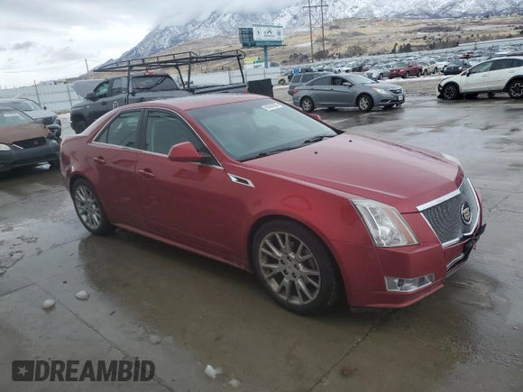 2012 Cadillac CTS Premium with VIN 1G6DS5E34C0130933, listed as a Copart auction lot 45604365 with 166,180 mi miles and Salvage Title. Bid and sale history available at DreamBid. Image 4.