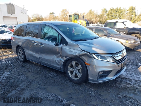 2019 Honda Odyssey EX with VIN 5FNRL6H50KB074265, listed as a IAAI auction lot 40964685 with 74,719 mi miles and . Bid and sale history available at DreamBid. Image 6.