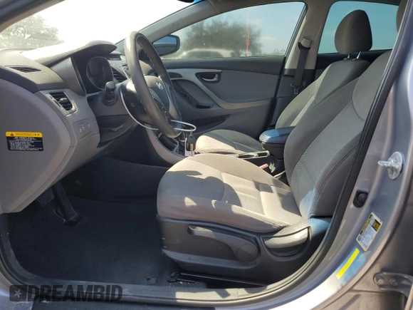2015 Hyundai Elantra SE with VIN 5NPDH4AE7FH608119, listed as a Copart auction lot 53998385 with 112,499 mi miles and Salvage Title. Bid and sale history available at DreamBid. Image 7.