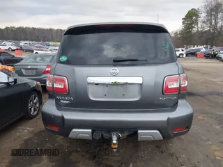2018 Nissan Armada Platinum with VIN JN8AY2NF2J9333369, listed as a IAAI auction lot 41491584 with 124,048 mi miles. Bid and sale history available at carsss.com. Image 16.