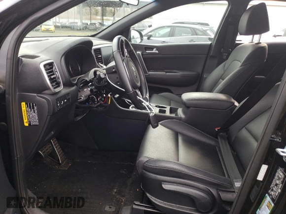 2020 Kia Sportage S with VIN KNDP6CAC6L7823051, listed as a Copart auction lot 46468565 with 17,486 mi miles and Salvage Title. Bid and sale history available at carsss.com. Image 7.
