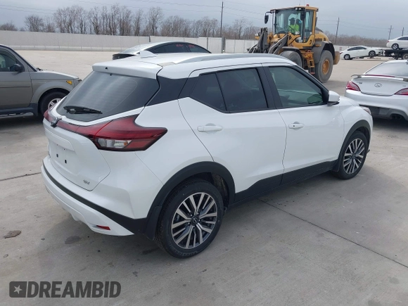 2024 Nissan Kicks SV with VIN 3N1CP5CV7RL484569, listed as a IAAI auction lot 41536173 with 1,146 mi miles. Bid and sale history available at carsss.com. Image 4.