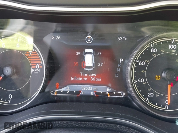 2021 Jeep Cherokee Trailhawk with VIN 1C4PJMBX4MD222987, listed as a IAAI auction lot 41771808 with 52,533 mi miles and . Bid and sale history available at DreamBid. Image 7.