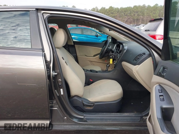 2015 Kia Optima LX with VIN 5XXGM4A74FG401418, listed as a IAAI auction lot 41899008 with 125,812 mi miles. Bid and sale history available at carsss.com. Image 5.