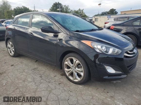 2013 Hyundai Elantra GT with VIN KMHD35LE0DU131291, listed as a Copart auction lot 70772334 with 54,428 mi miles and Salvage Title. Bid and sale history available at carsss.com. Image 4.