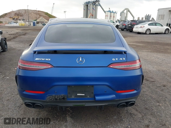 2022 Mercedes-Benz AMG GT with VIN W1K7X5KB3NA051117, listed as a IAAI auction lot 40455076 with 48,640 mi miles. Bid and sale history available at carsss.com. Image 15.