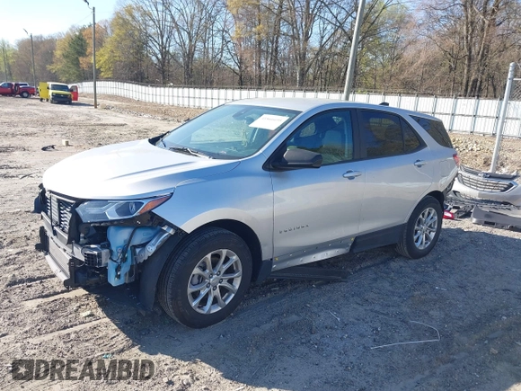 2021 Chevrolet Equinox LS with VIN 3GNAXHEV5MS178933, listed as a IAAI auction lot 41866695 with 50,000 mi miles and . Bid and sale history available at DreamBid. Image 2.