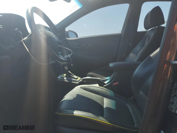 2019 Hyundai Kona Ultimate with VIN KM8K53A5XKU262024, listed as a Copart auction lot 49242315 with 112,409 mi miles and Salvage Title. Bid and sale history available at carsss.com. Image 7.