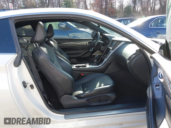 2018 Infiniti Q60 RED SPORT 400 with VIN JN1FV7EL6JM630898, listed as a IAAI auction lot 41628560 with 57,224 mi miles. Bid and sale history available at carsss.com. Image 5.