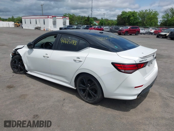 2020 Nissan Sentra SR z VIN 3N1AB8DV6LY228861, wystawiony jako IAAI lot #42225193 z przebiegiem 91 399 mil mil oraz . Historia ofert i sprzedaży dostępna na DreamBid. Obrazek 3.