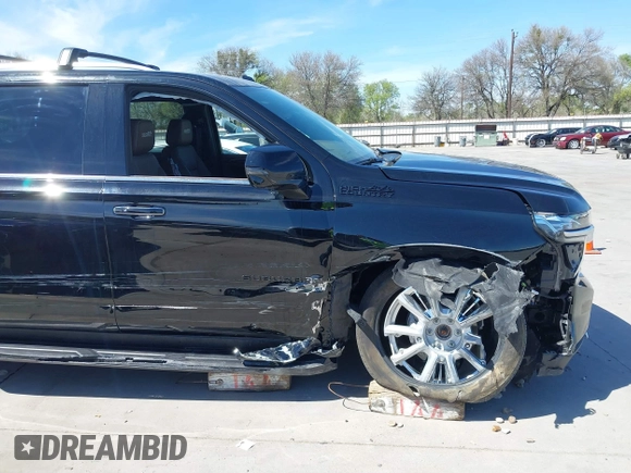 2024 Chevrolet Suburban High Country with VIN 1GNSKGKL7RR150268, listed as a IAAI auction lot 41798479 with 13,339 mi miles and . Bid and sale history available at DreamBid. Image 18.