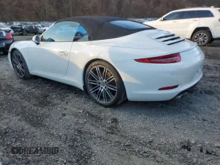 2015 Porsche 911 Carrera S with VIN WP0CB2A91FS155329, listed as a Copart auction lot 80475144 with 0 mi miles and Salvage Title. Bid and sale history available at carsss.com. Image 2.