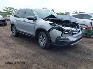 2022 Honda Pilot EX-L z VIN 5FNYF6H54NB089939, wystawiony jako IAAI lot #42413239 z przebiegiem 39 320 mil mil oraz . Historia ofert i sprzedaży dostępna na DreamBid. Obrazek 1.