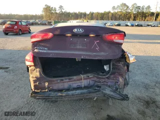 2017 Kia Forte LX with VIN 3KPFK4A77HE038674, listed as a Copart auction lot 89101885 with 48,670 mi miles and Salvage Title. Bid and sale history available at carsss.com. Image 6.