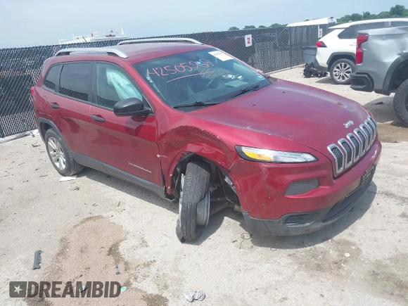 2015 Jeep Cherokee Sport с VIN 1C4PJLAB7FW707115, выставлен на аукционе IAAI как лот 42505969 с пробегом 201 185 миль миль и . История ставок и продаж доступна на DreamBid. Изображение 1.