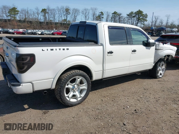2011 Ford F-150 Lariat with VIN 1FTFW1E67BFB89628, listed as a IAAI auction lot 41910497 with 139,644 mi miles. Bid and sale history available at carsss.com. Image 4.