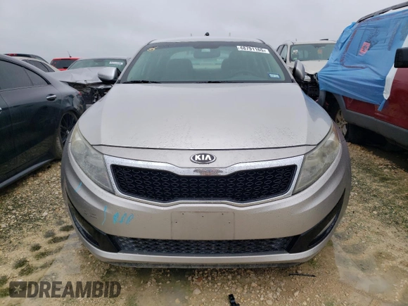 2013 Kia Optima LX with VIN 5XXGM4A70DG243690, listed as a Copart auction lot 48791165 with 0 mi miles and Salvage Title. Bid and sale history available at carsss.com. Image 5.