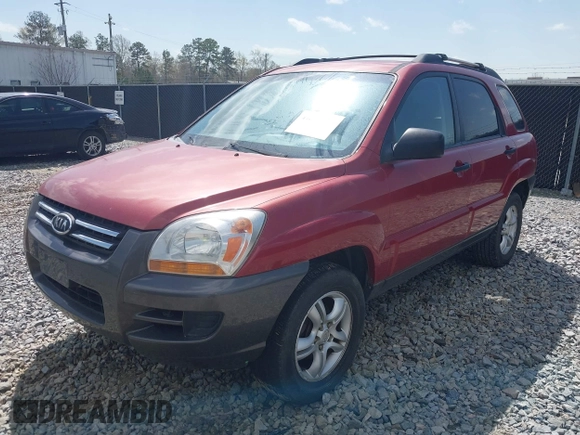 2005 Kia Sportage LX with VIN KNDJF723257132310, listed as a IAAI auction lot 41838054 with Not Provided miles and . Bid and sale history available at carsss.com. Image 2.