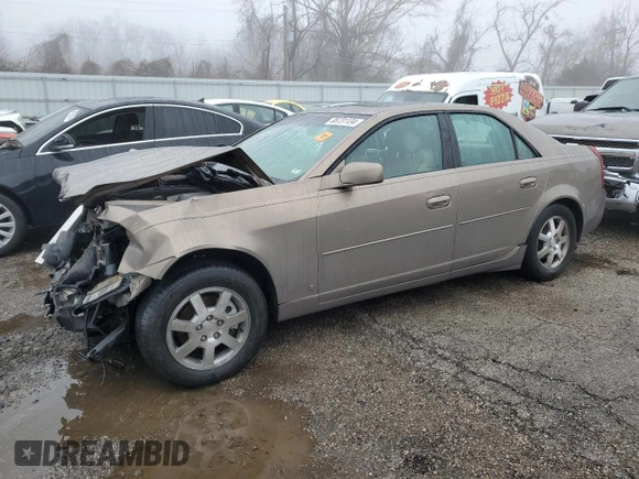2006 Cadillac CTS with VIN 1G6DM57T060172169, listed as a Copart auction lot 38731134 with Not Provided miles and Salvage Title. Bid and sale history available at carsss.com. Image 1.