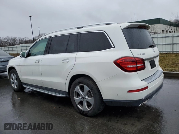 2019 Mercedes-Benz GLS 450 with VIN 4JGDF6EE6KB219247, listed as a Copart auction lot 45966534 with 59,464 mi miles and . Bid and sale history available at DreamBid. Image 2.