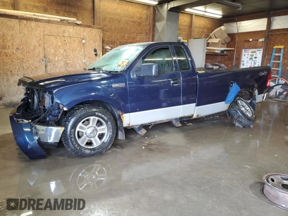 2006 Ford F-150 XL with VIN 1FTRF14W66NA76621, listed as a Copart auction lot 86448074 with 0 mi miles and Salvage Title. Bid and sale history available at carsss.com. Image 1.