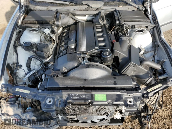 2000 BMW 5 Series 528iA with VIN WBADM6345YGU29738, listed as a Copart auction lot 75176334 with 160,821 mi miles and Salvage Title. Bid and sale history available at carsss.com. Image 12.