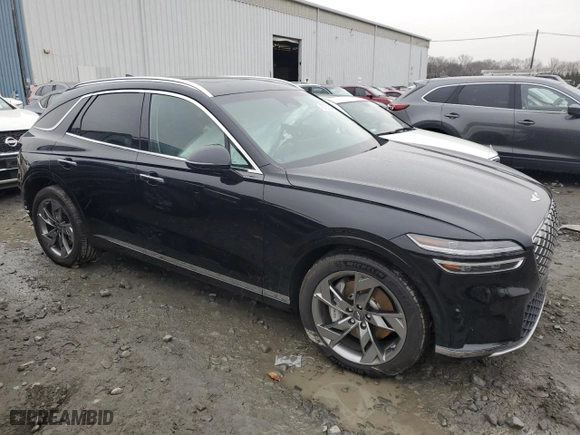 2024 Genesis Electrified GV70 Advanced with VIN 5NMMCET12RH003814, listed as a Copart auction lot 85737544 with 4,026 mi miles and Salvage Title. Bid and sale history available at carsss.com. Image 4.