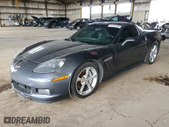 2012 Chevrolet Corvette Z16 Grand Sport 3LT with VIN 1G1YW2DW8C5107258, listed as a Copart auction lot 51774165 with 78,089 mi miles and Salvage title. Bid and sale history available at DreamBid. Image 1.